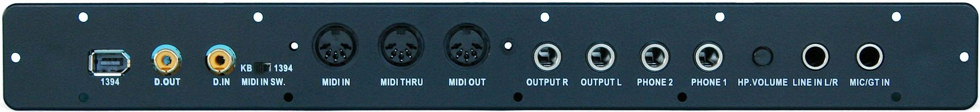 CME UF400e 24/192kHz FireWire Audio Option, I O View