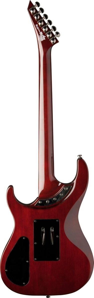 Washburn PXS10FRDLX Parallaxe Electric Guitar, Flame Wine Burst - Back
