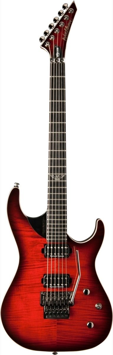Washburn PXS10FRDLX Parallaxe Electric Guitar, Flame Wine Burst