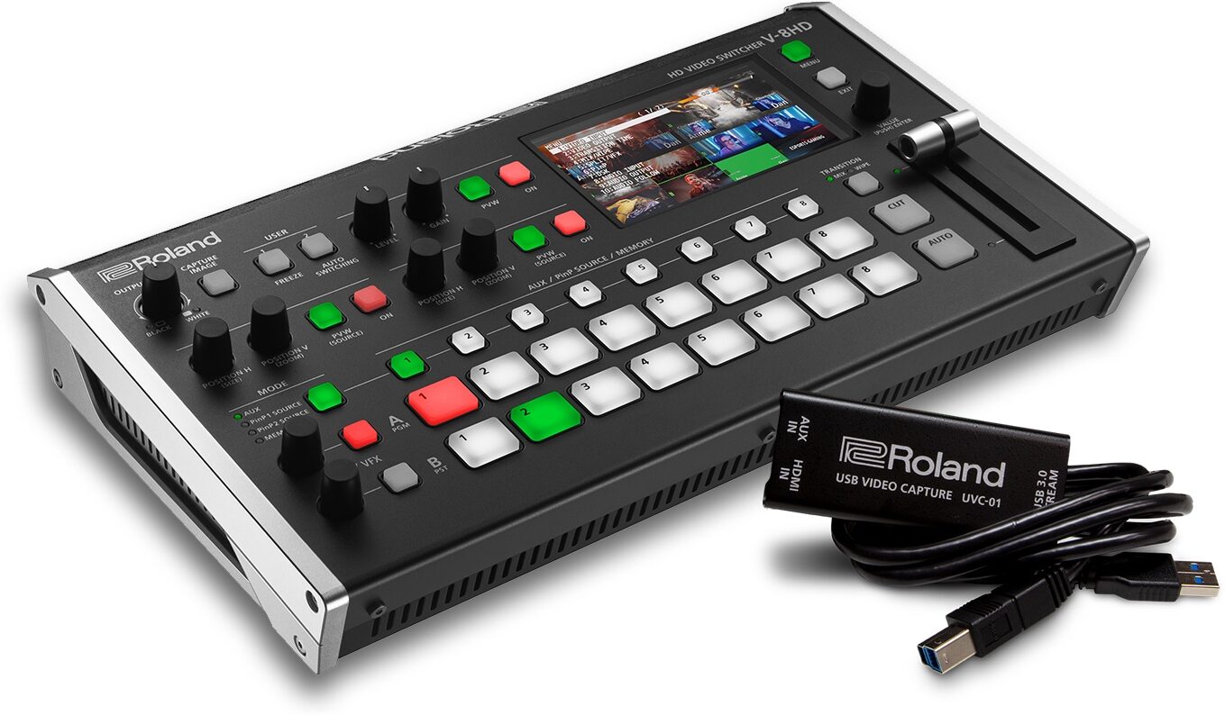 Roland V8HD Video Switcher and Encoder Bundle | zZounds