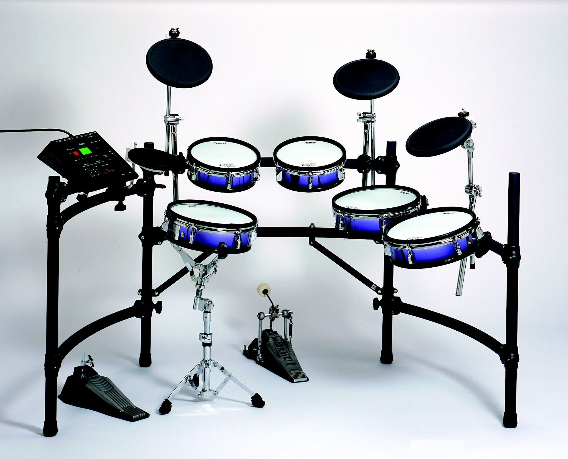 Roland V-Concert Set with Purple V-Drums and Stand | zZounds