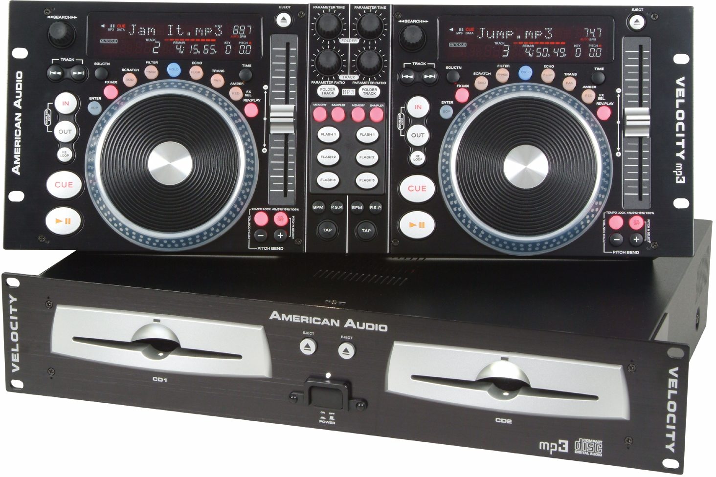 American Audio Velocity MP3 Dual CD/MP3 Player, Main