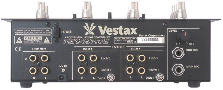 Vestax PMC05PRO2 2-Channel Hip Hop/Scratch Mixer | zZounds