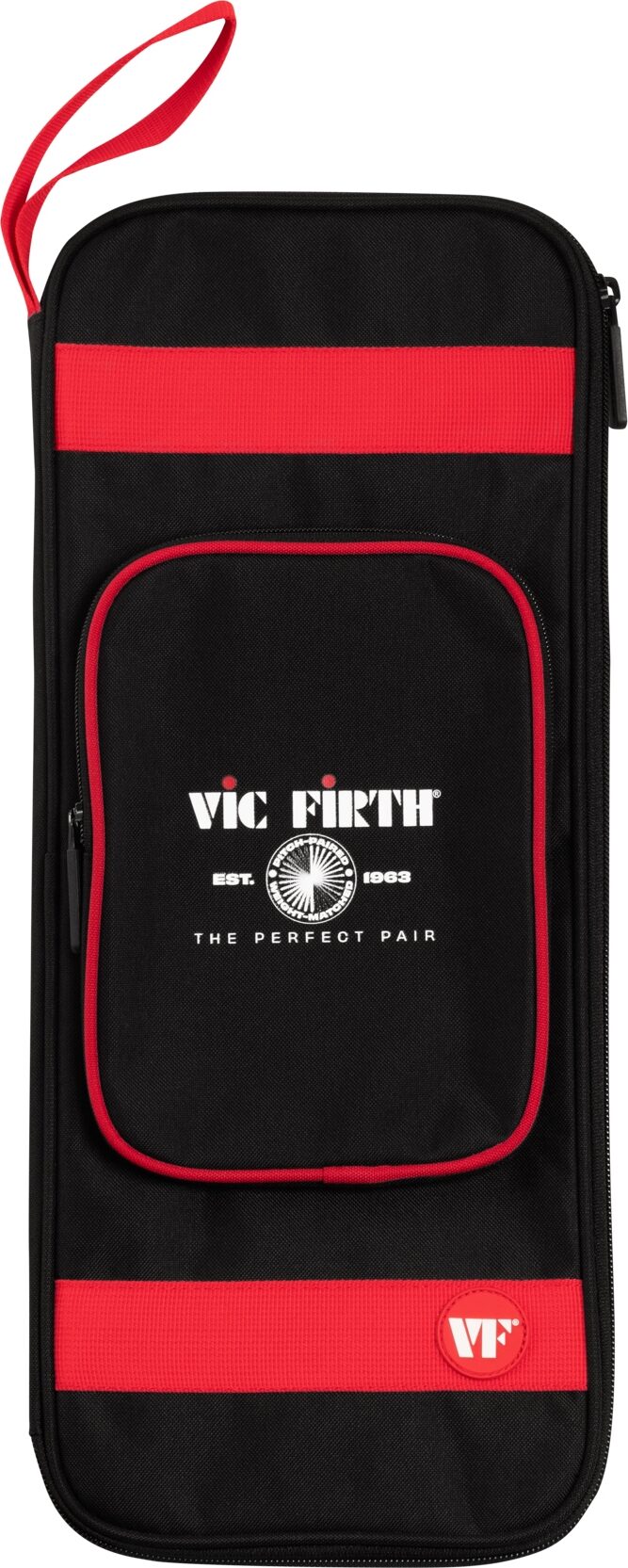Vic Firth Protege Drumstick Bag, Black, Action Position Back