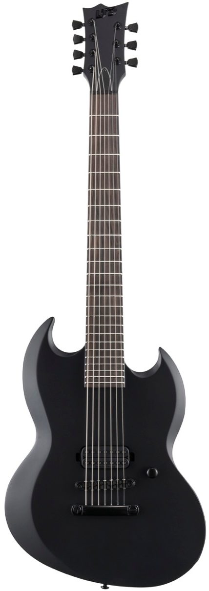 ESP LTD Viper 7 Black Metal Electric Guitar | zZounds