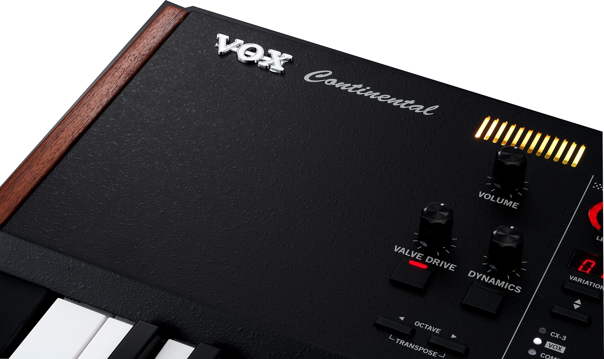 Vox Continental 73BK Performance Synthesizer, Action Position Back