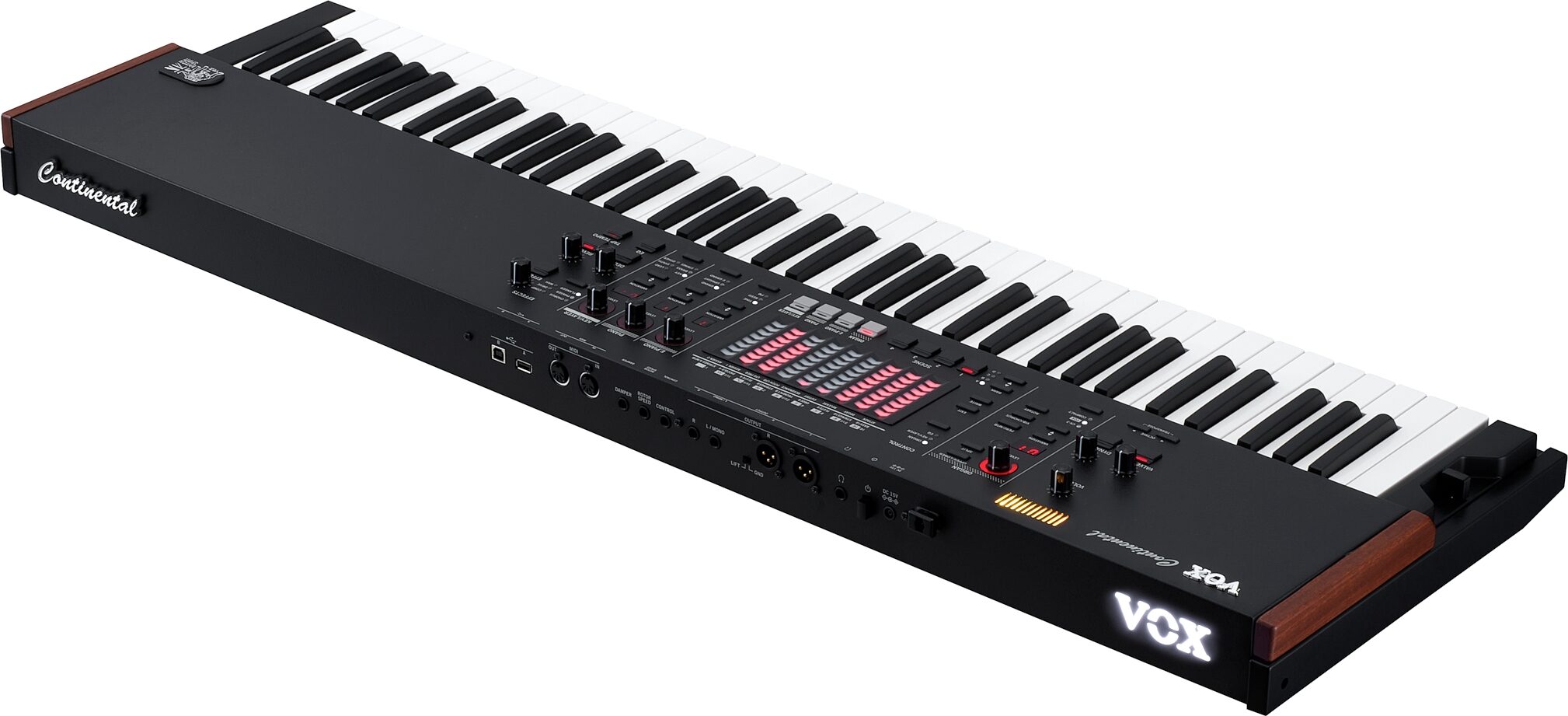 Vox Continental 73BK Performance Synthesizer, Action Position Back