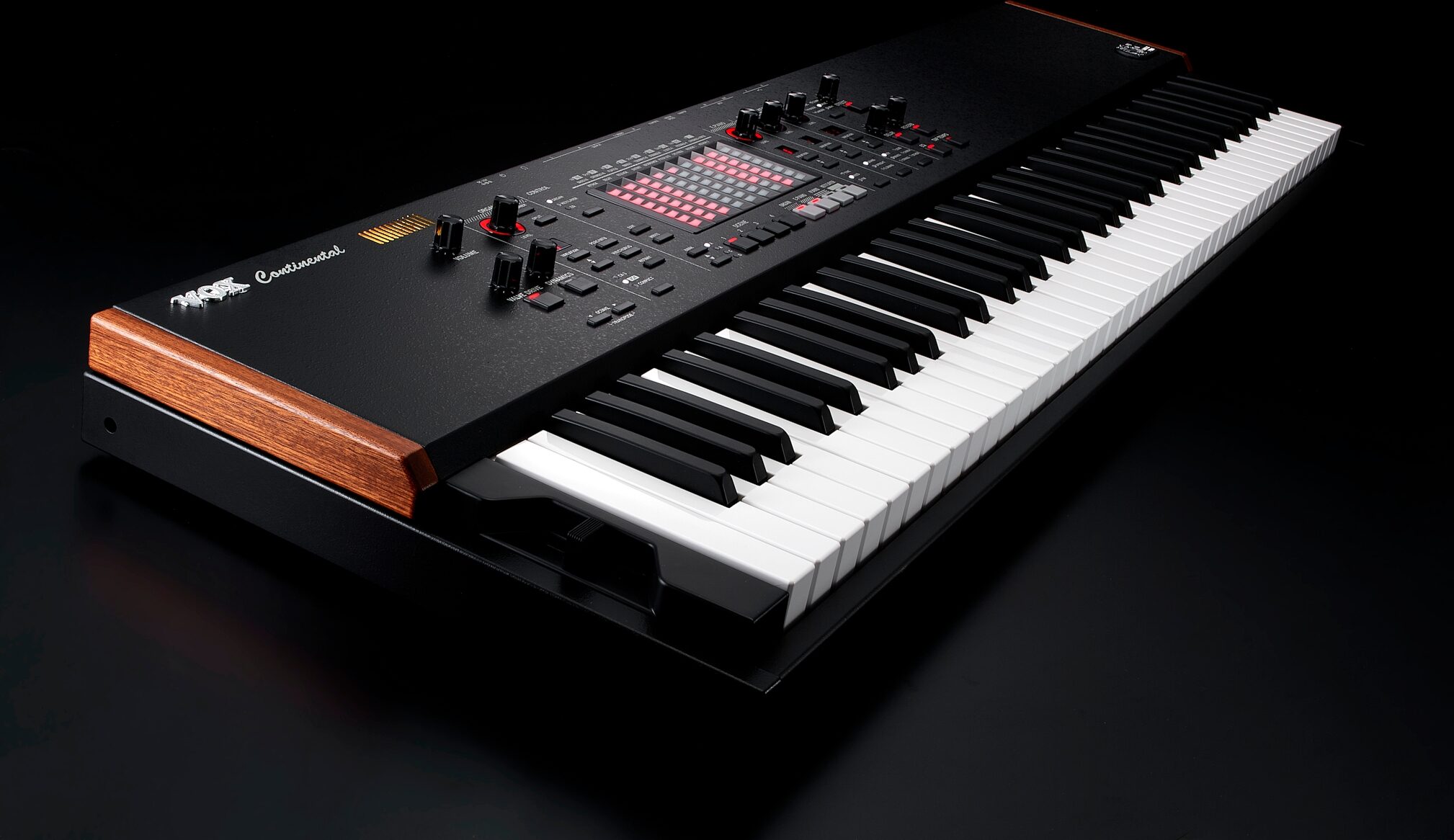 Vox Continental 73BK Performance Synthesizer, Action Position Back
