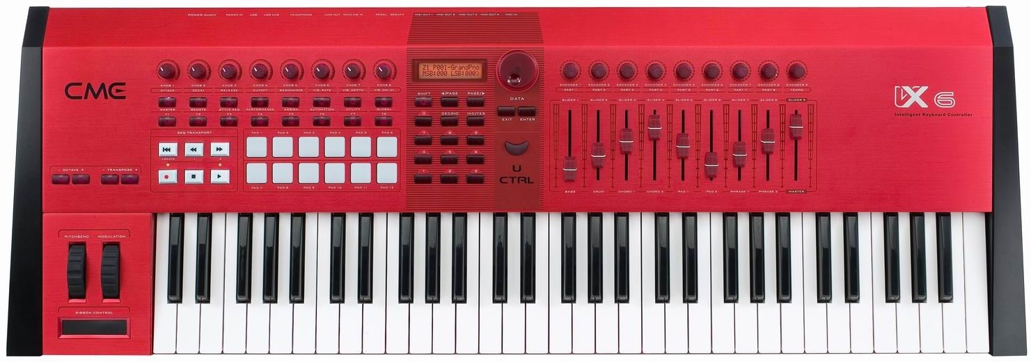 CME VX6 61-Key USB MIDI Keyboard, Main