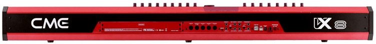 CME VX8 88-Key Hammer Action USB MIDI Keyboard, Rear