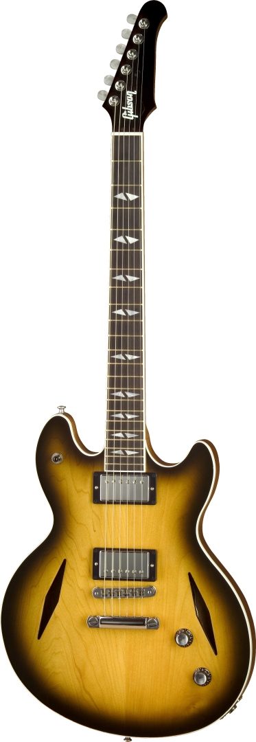 Gibson Vegas Standard Semi-Hollowbody Electric Guitar (with Case), Vintage Sunburst