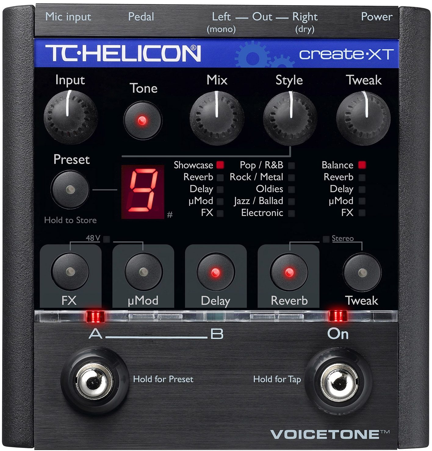 shit De daadwerkelijke Afdrukken TC-Helicon VoiceTone Create XT FX Pedal | zZounds