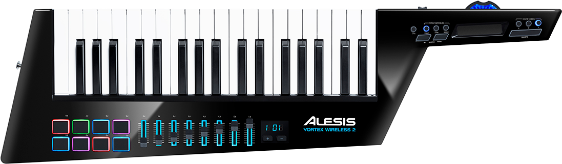Alesis Vortex Wireless 2 Keytar 37-Key MIDI Keyboard Controller