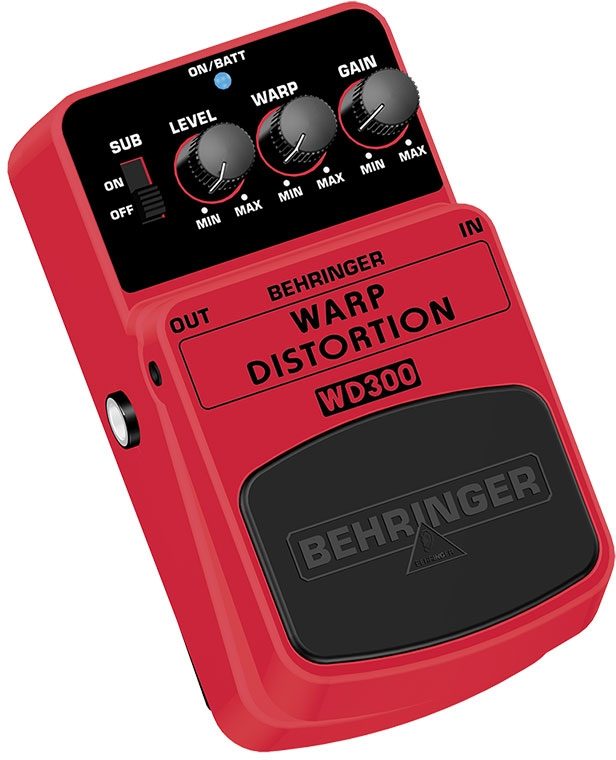 Behringer WD300 Warp Distortion Pedal, Main