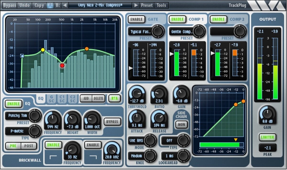 Wave Arts TrackPlug Audio Plug-in Software, Digital Download, view