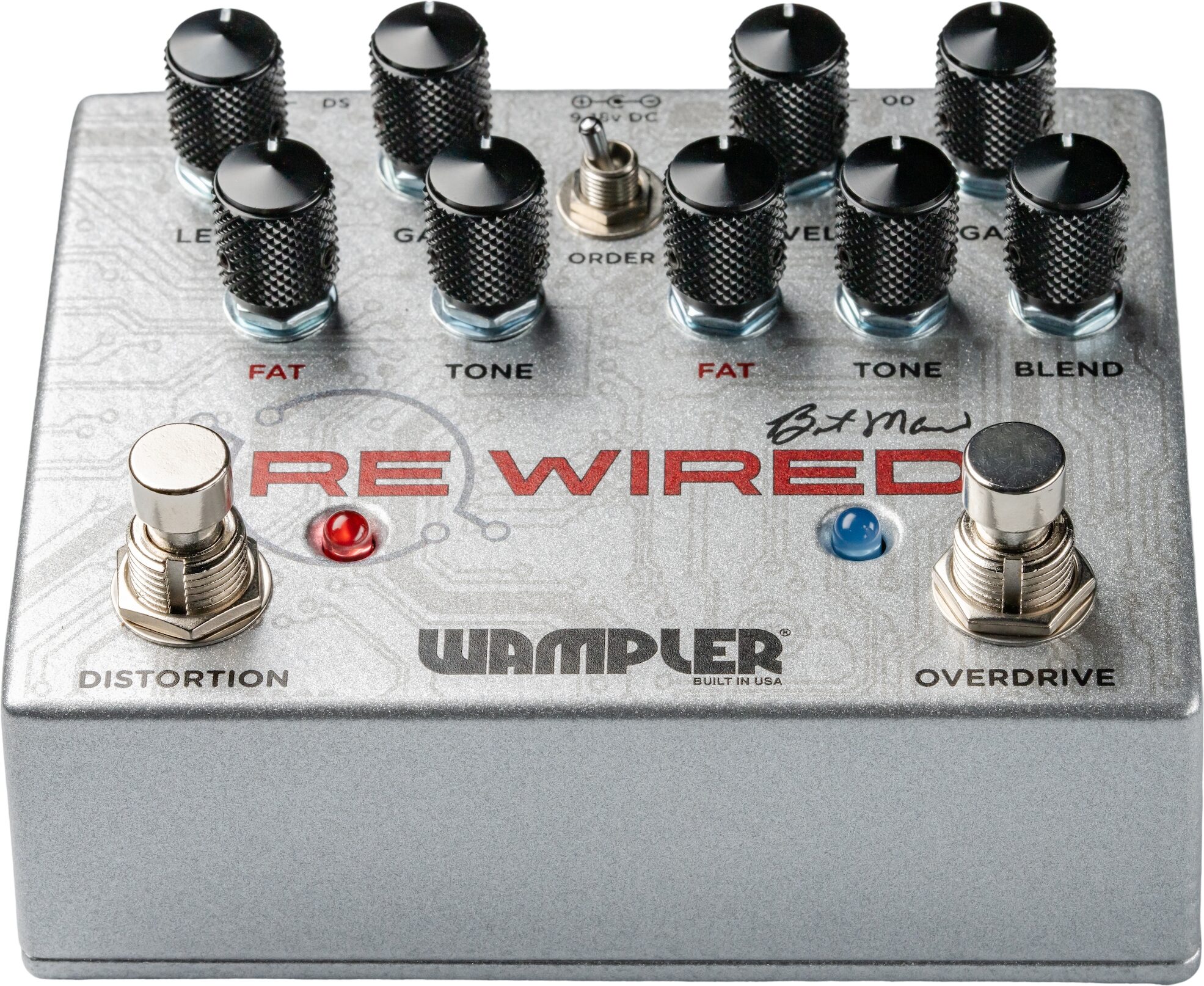 Wampler ReWired Brent Mason Signature Overdrive/Distortion Pedal, New, Action Position Back