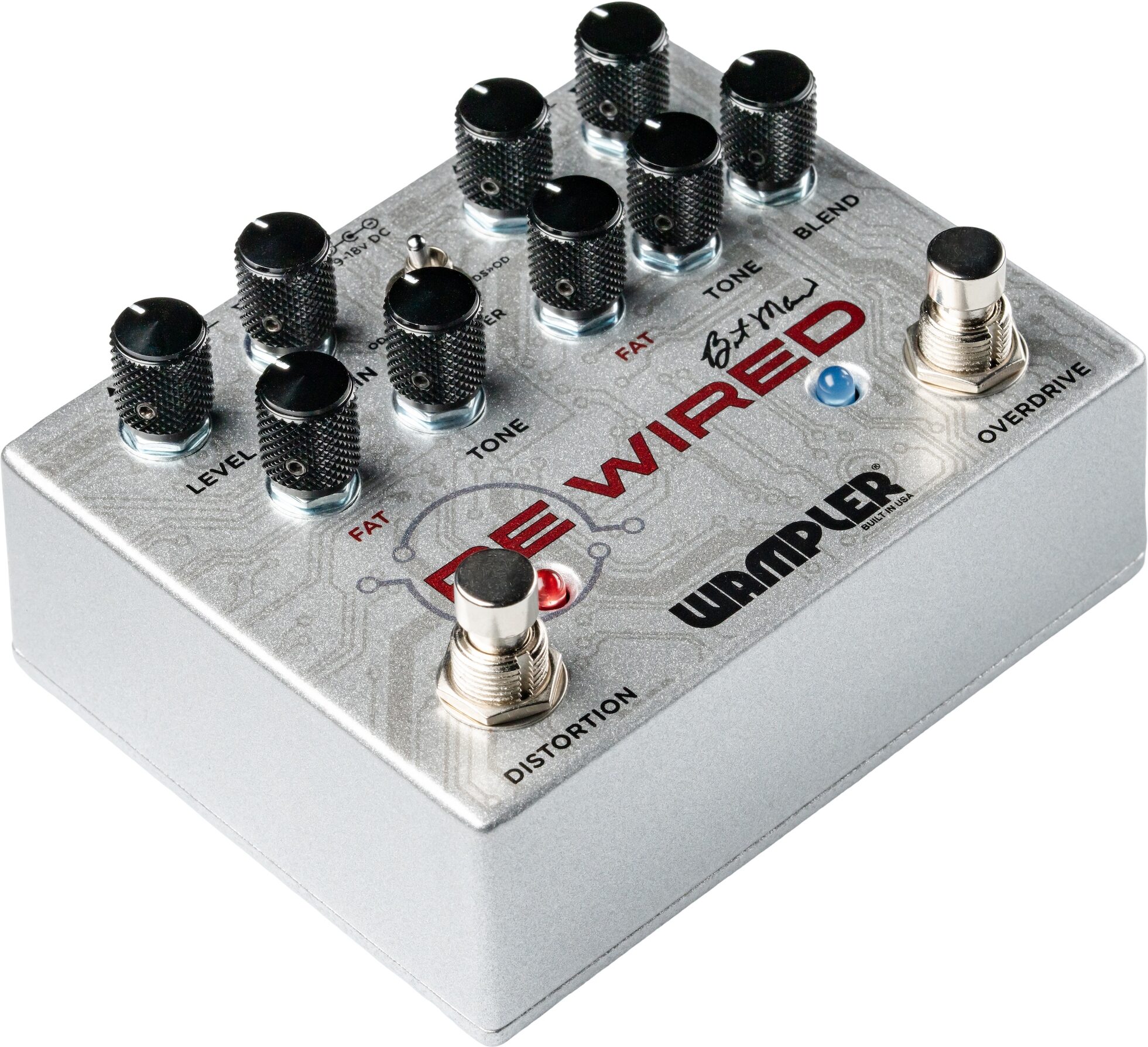 Wampler ReWired Brent Mason Signature Overdrive/Distortion Pedal, New, Action Position Back