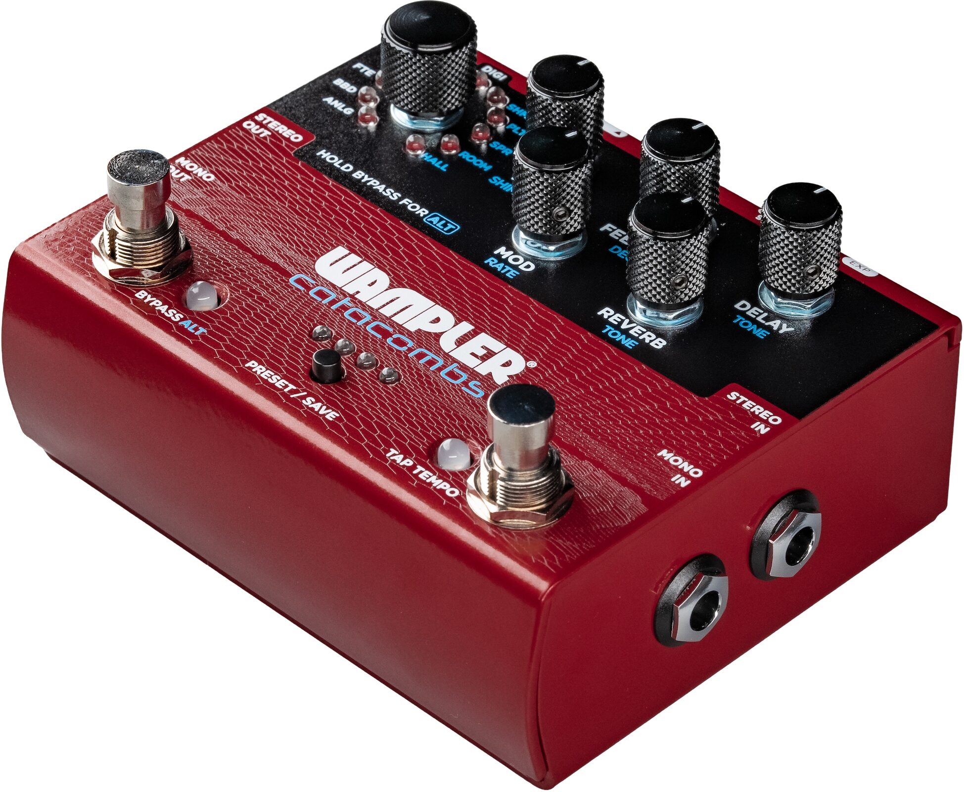 Wampler Catacombs Reverb and Delay Pedal, New, Main