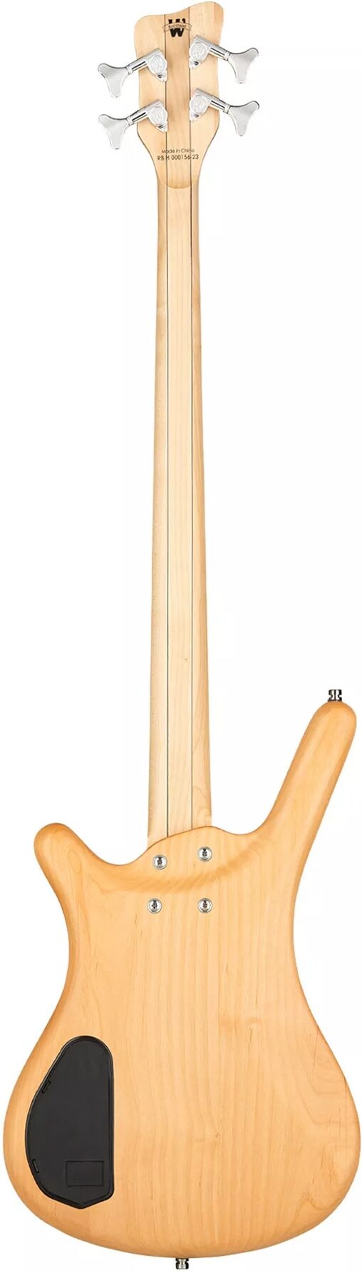 Warwick RockBass Corvette Basic 4 Active Electric Bass, Natural, Action Position Back