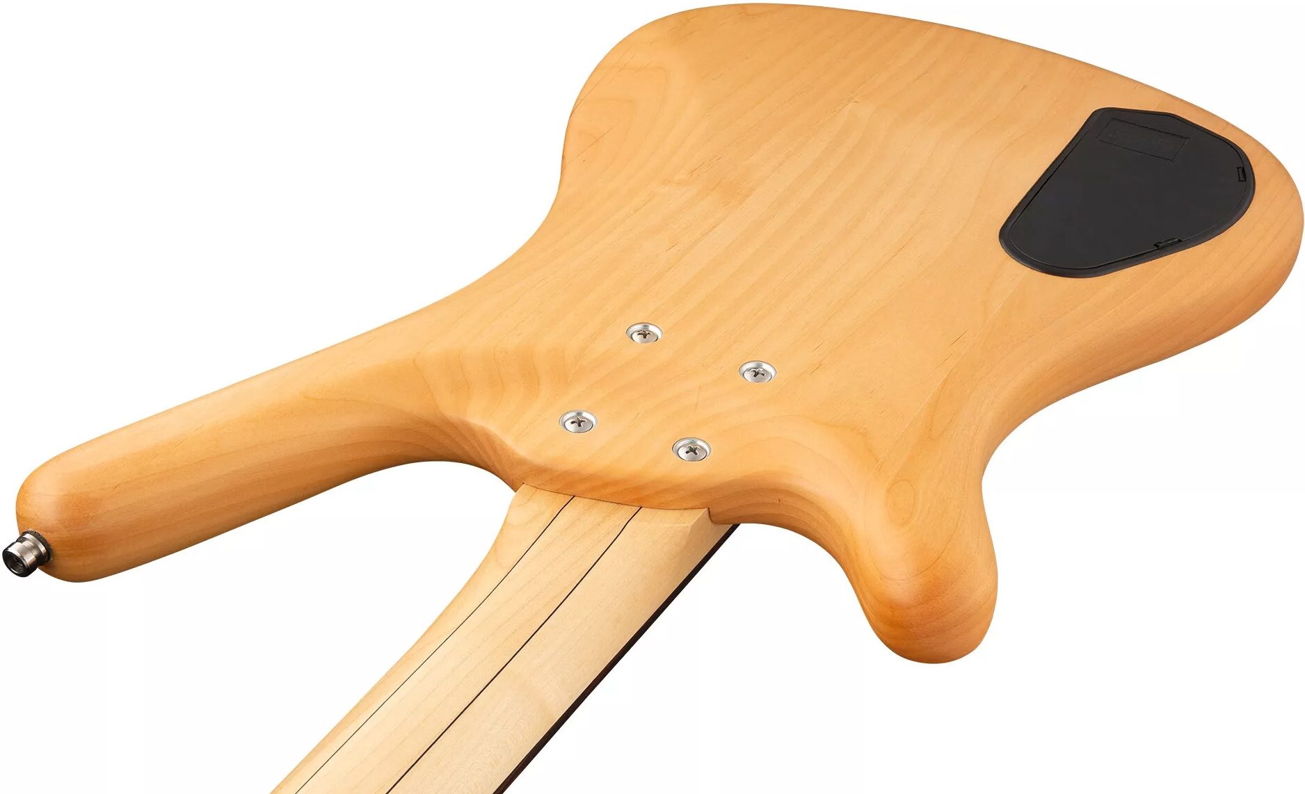 Warwick RockBass Corvette Basic 4 Active Electric Bass, Natural, Action Position Back