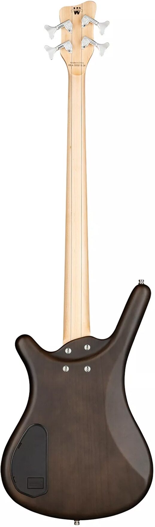 Warwick RockBass Corvette Basic 4 Active Electric Bass, Black, Action Position Back
