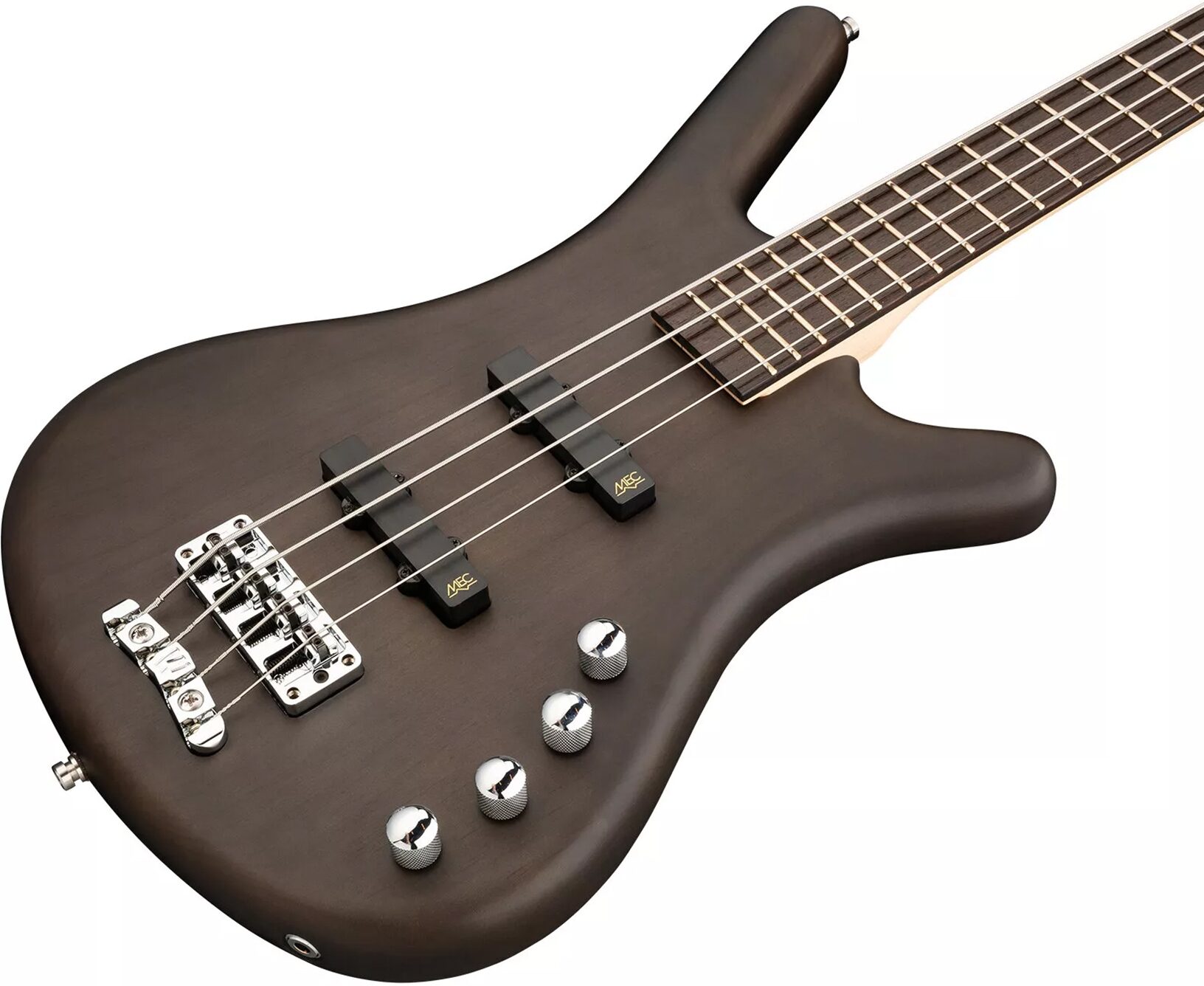 Warwick RockBass Corvette Basic 4 Active Electric Bass, Black, Action Position Back