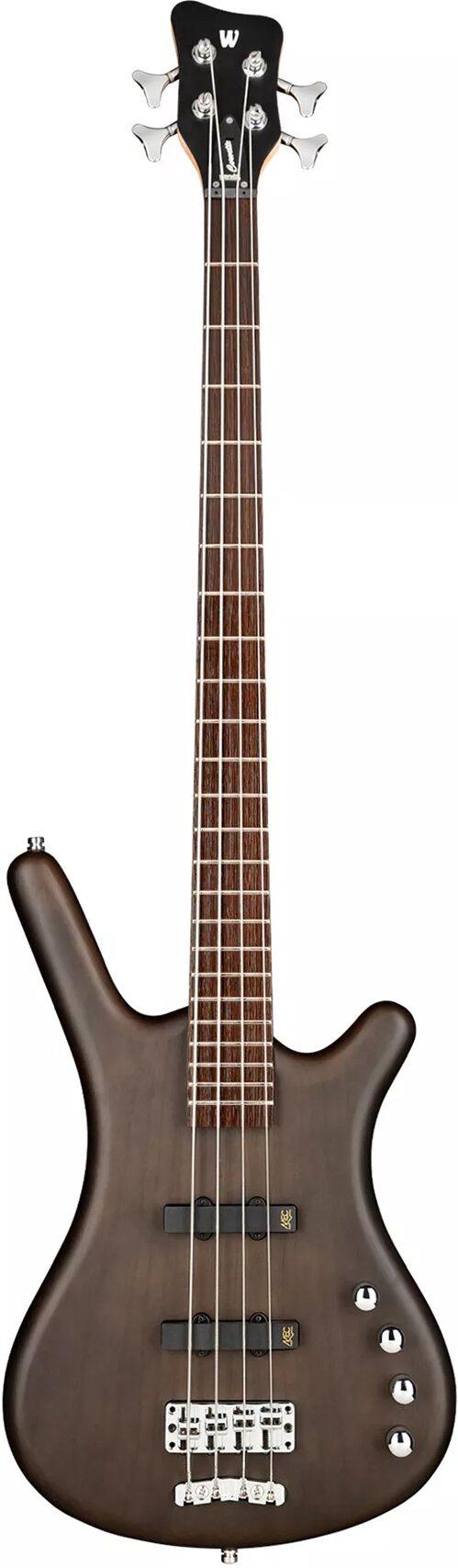 Warwick RockBass Corvette Basic 4 Active Electric Bass, Black, Action Position Back