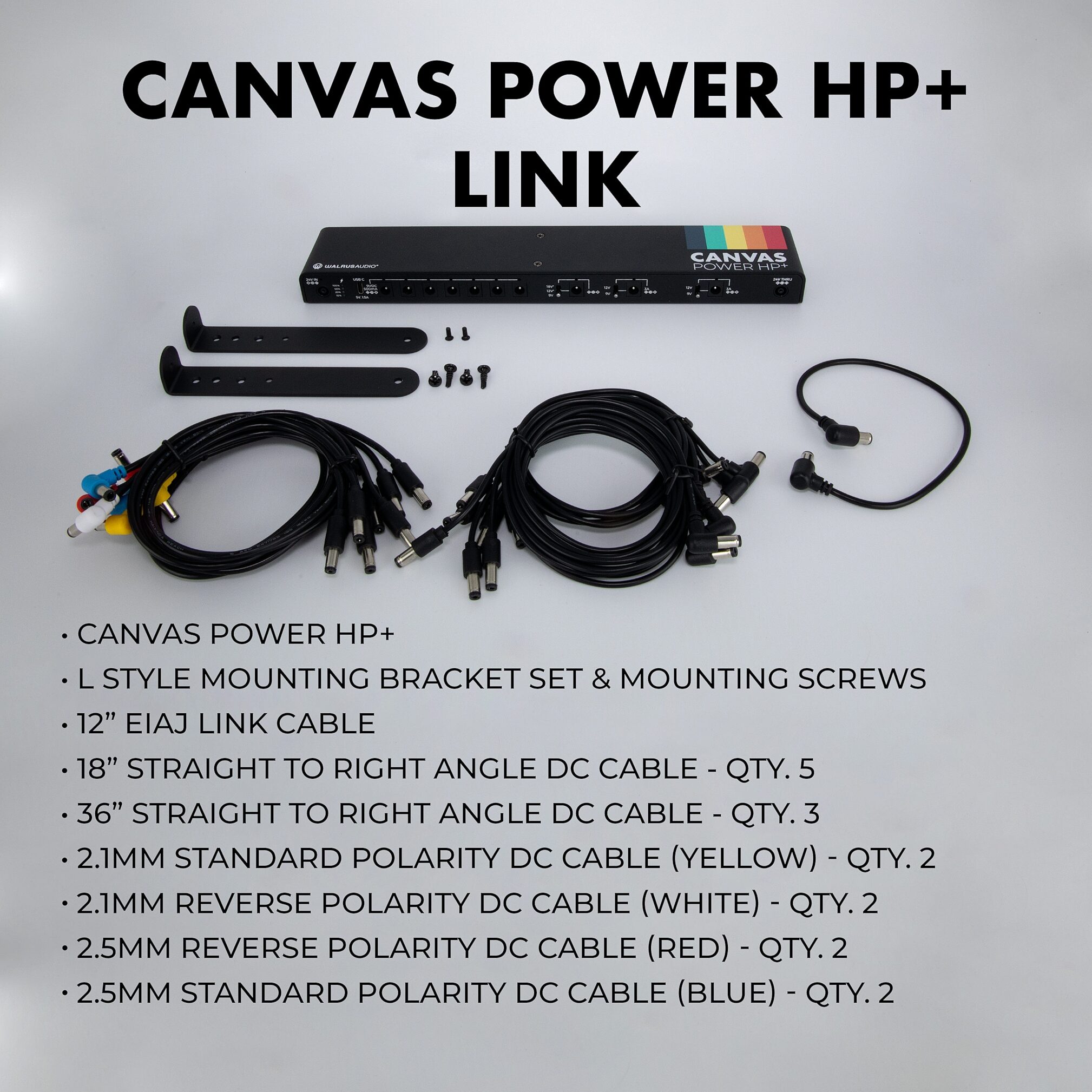 Walrus Audio Canvas Power HP Plus Link, New, Action Position Back