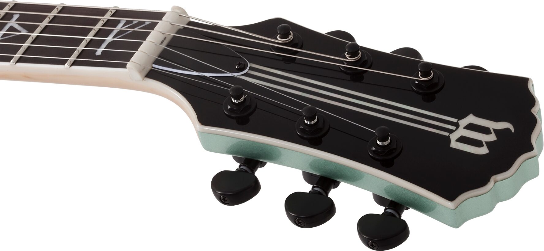 Wylde Audio Thoraxe Electric Guitar, Action Position Back