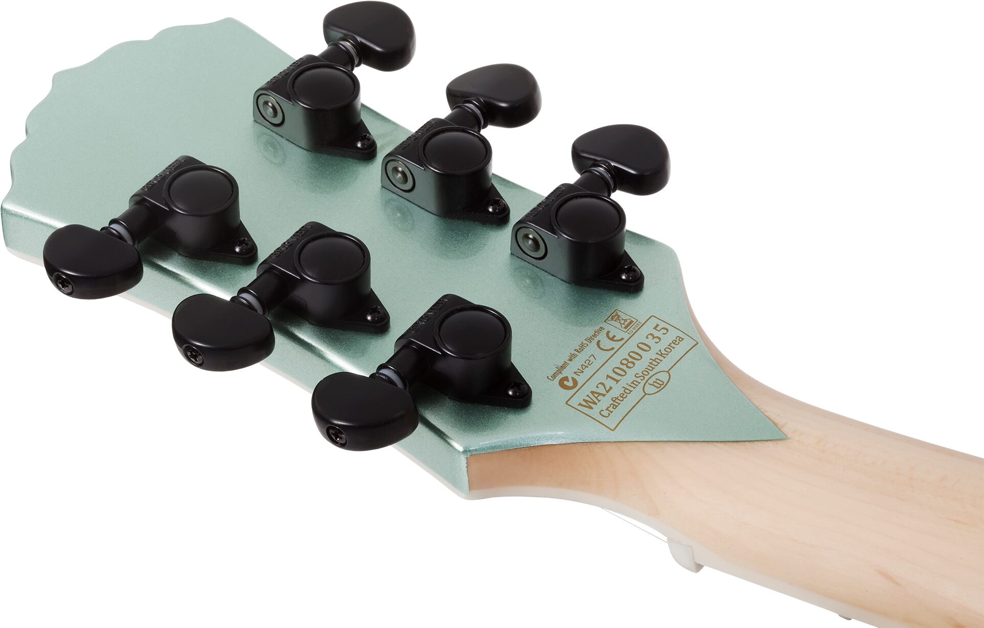 Wylde Audio Thoraxe Electric Guitar, Action Position Back