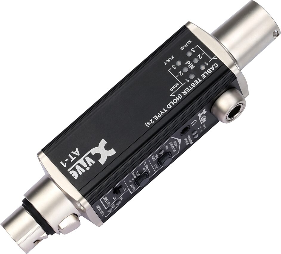 Xvive AT-1 Portable Audio Tester, Action Position Back