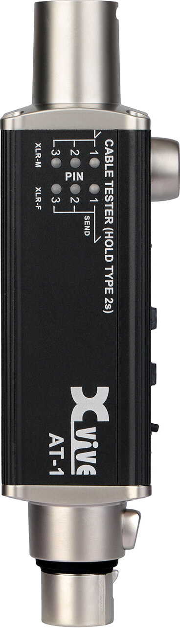 Xvive AT-1 Portable Audio Tester, Action Position Back