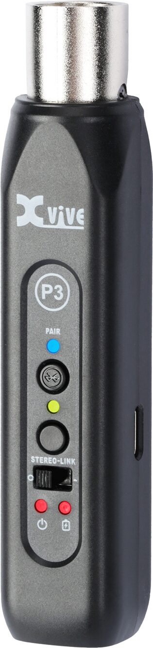 Xvive P3 Bluetooth Wireless Audio Receiver, New, Action Position Back
