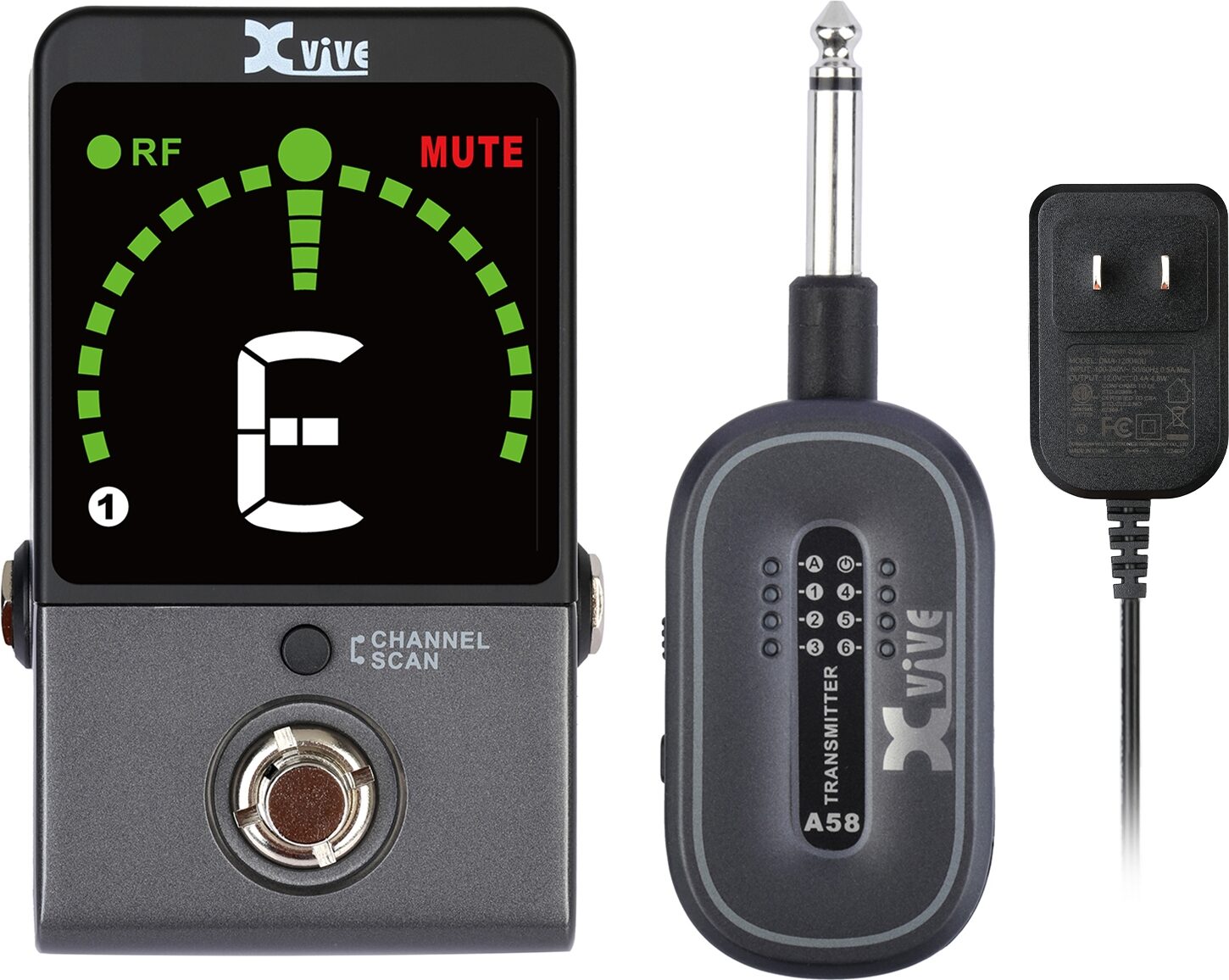 Xvive P58 Digital Wireless Guitar Pedal System, New, Action Position Back