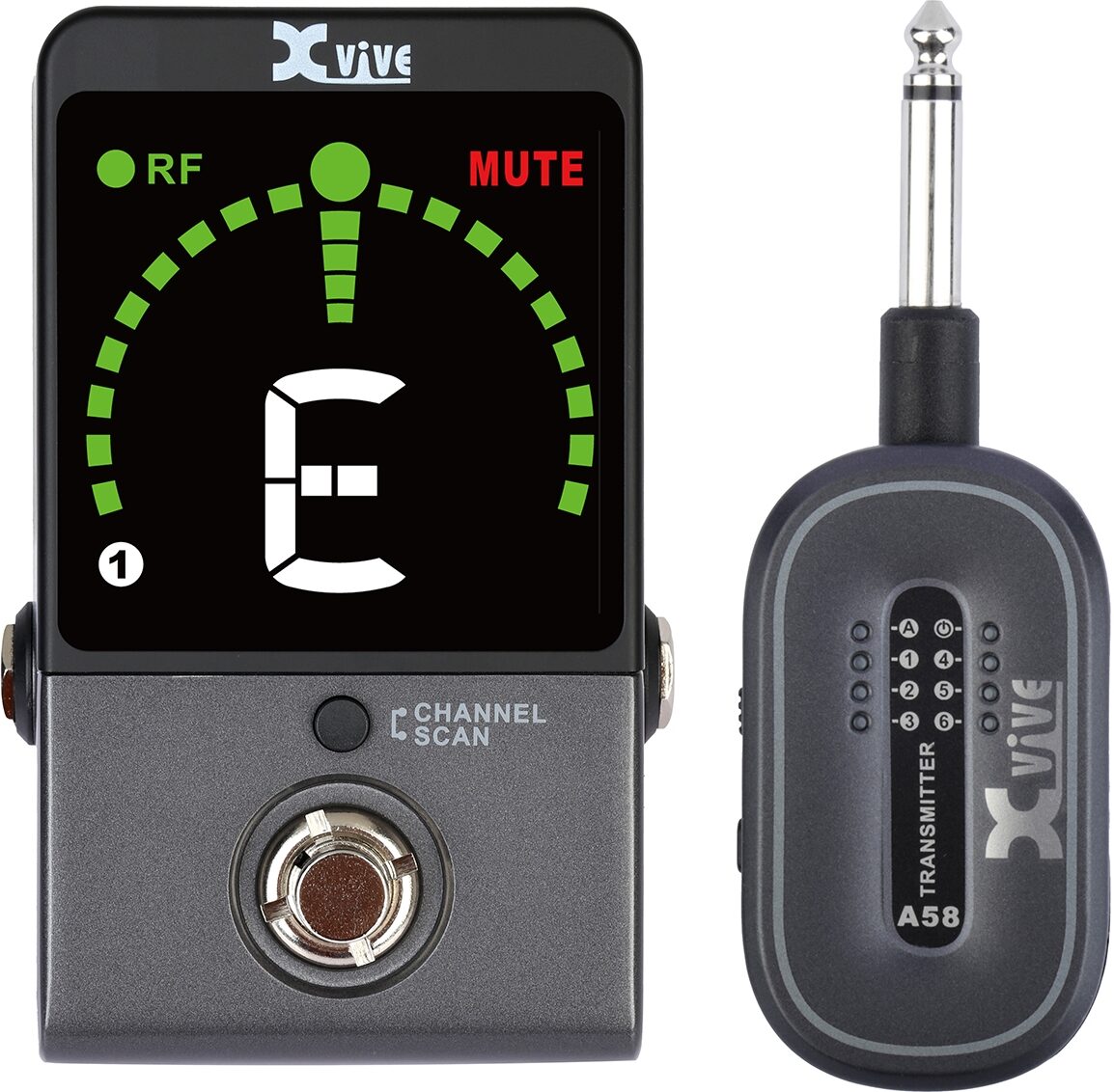 Xvive P58 Digital Wireless Guitar Pedal System, New, Action Position Back