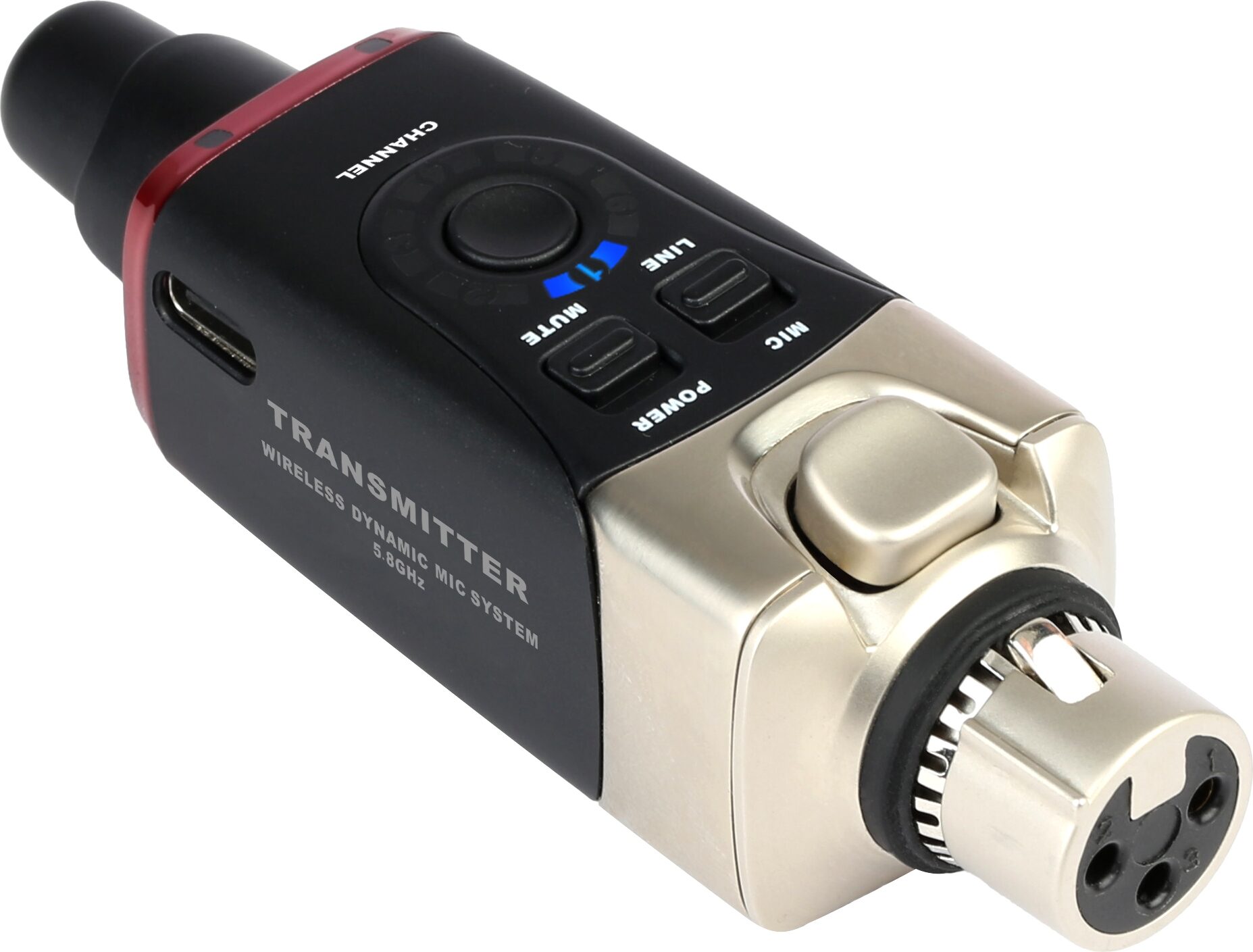 Xvive U35T 5G Digital Wireless Microphone Transmitter, New, Action Position Back