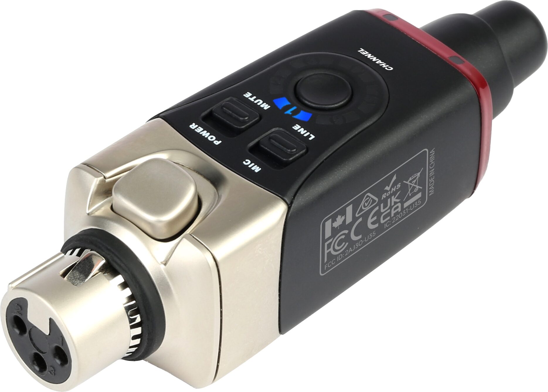 Xvive U35T 5G Digital Wireless Microphone Transmitter, New, Action Position Back