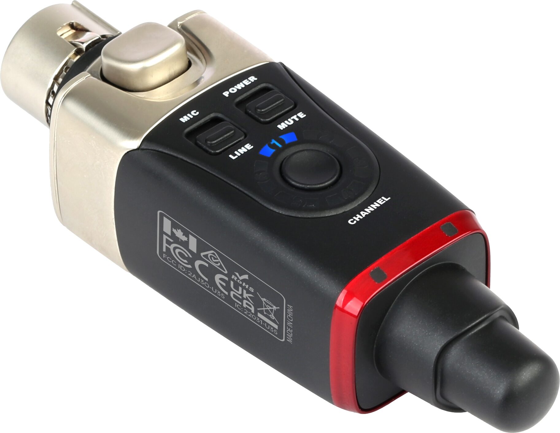 Xvive U35T 5G Digital Wireless Microphone Transmitter, New, Action Position Back