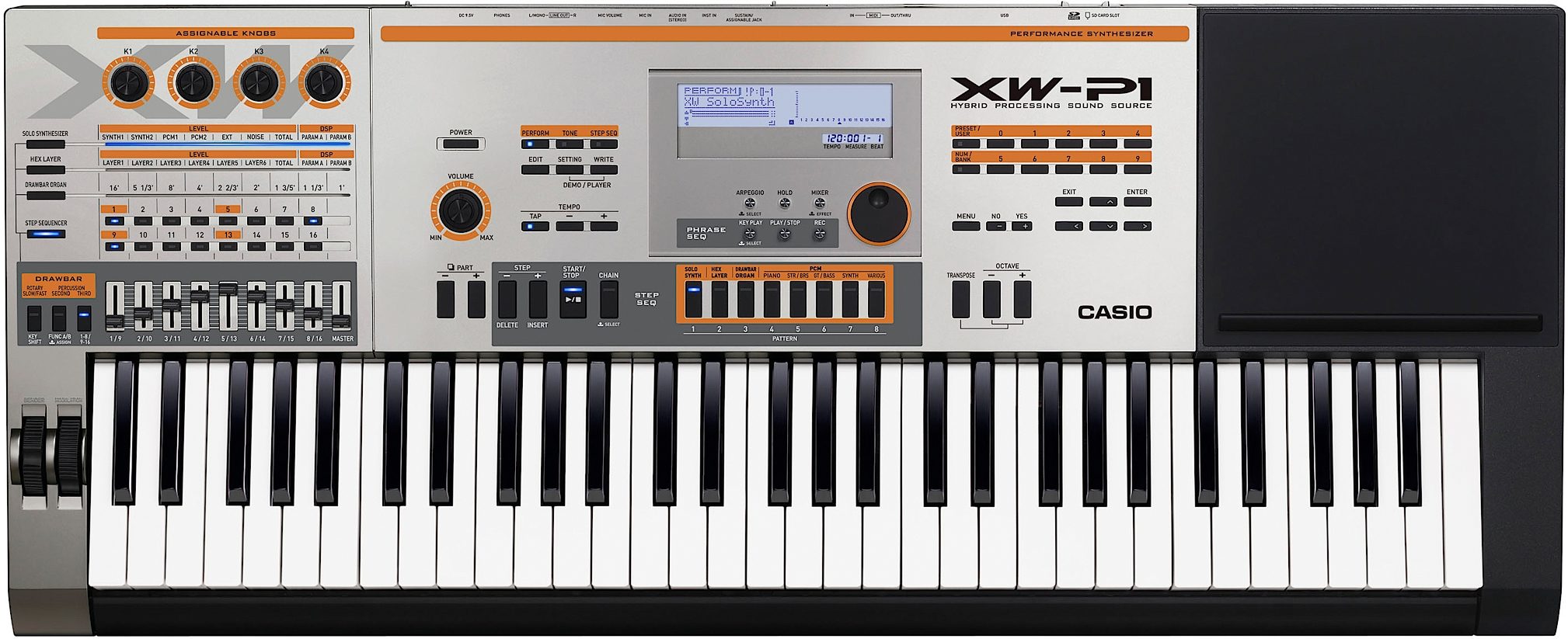 Casio XW-P1 Performance Synthesizer 
