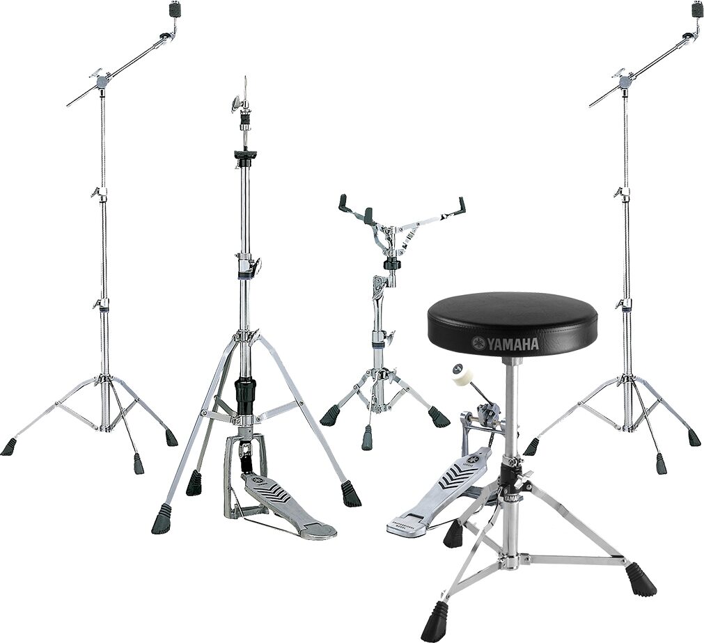 Yamaha HW-780 Drum Hardware, Bundle with Drum Throne, pack