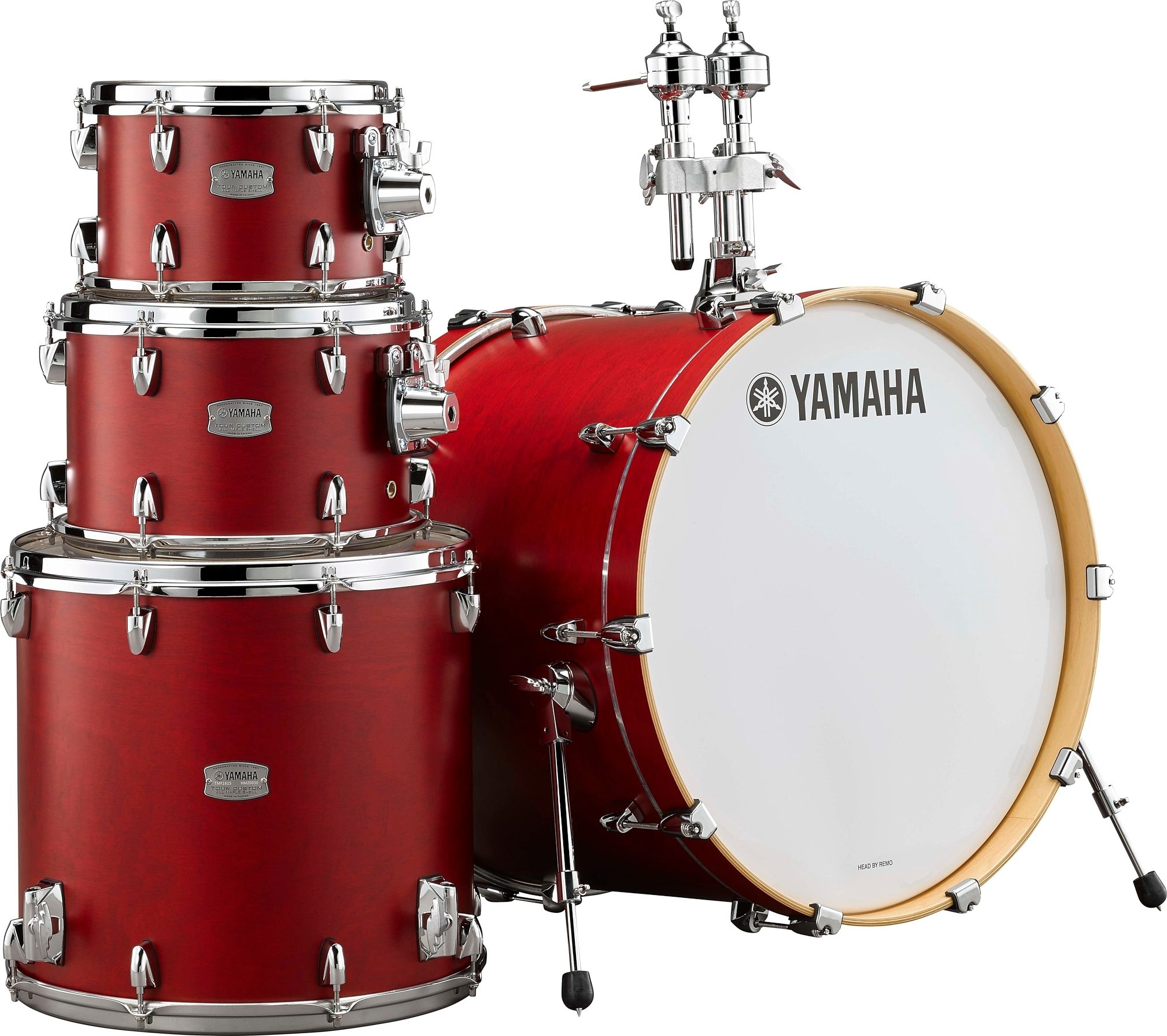 Yamaha TMP2F4 Tour Custom Maple Drum Shell Kit, 4-Piece