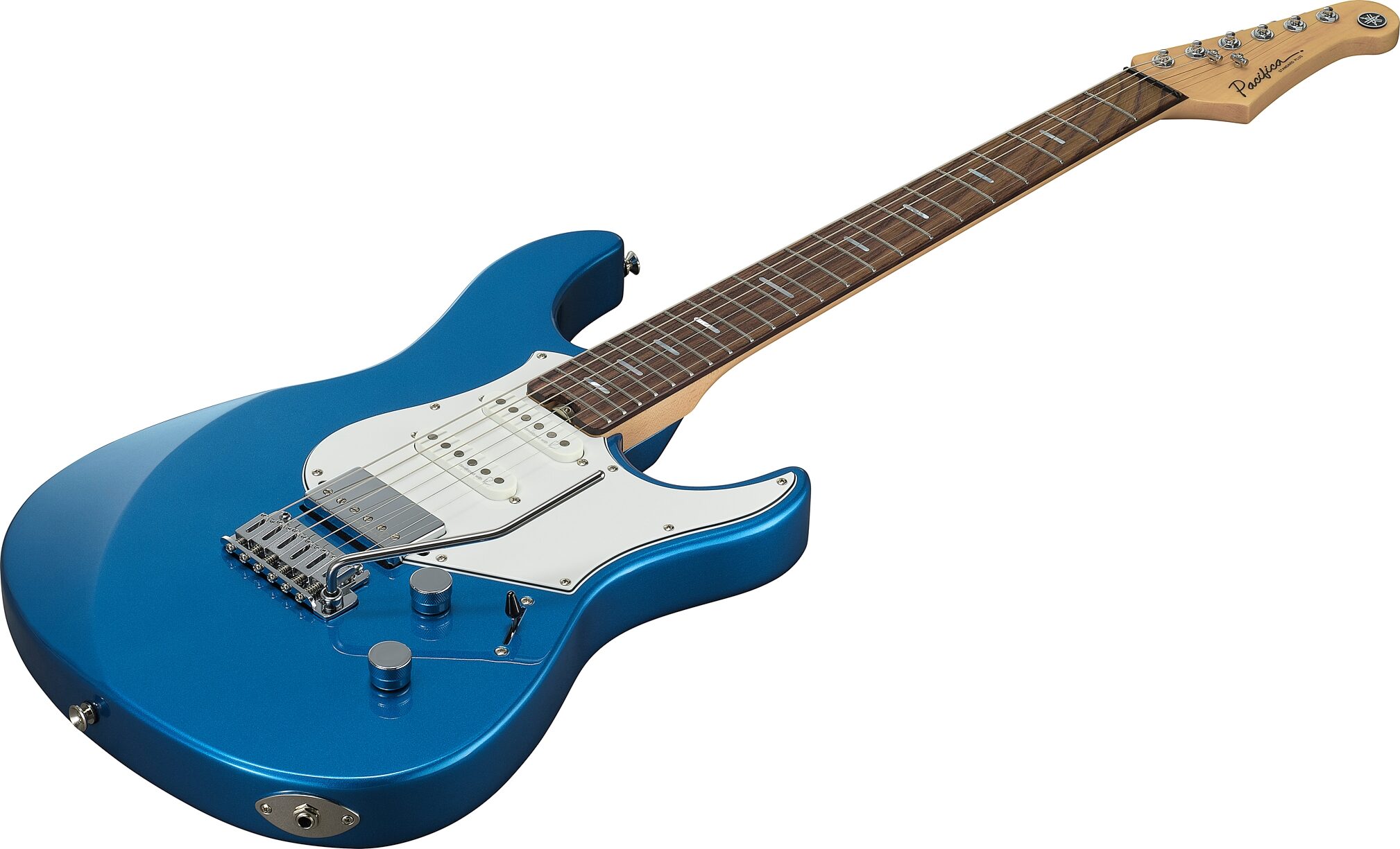 Yamaha Pacifica Standard Plus PACS+12 Electric Guitar, Rosewood Fingerboard (with Gig Bag), Sparkle Blue, Customer Return, Open Box (Very Good), Action Position Back