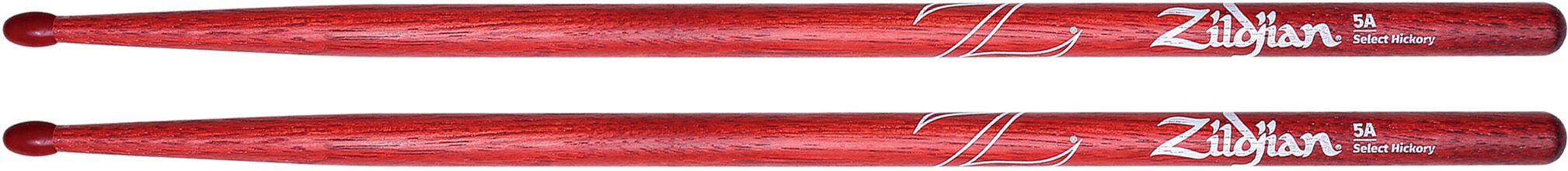 Zildjian Dip Series 5A Drumsticks, Action Position Back