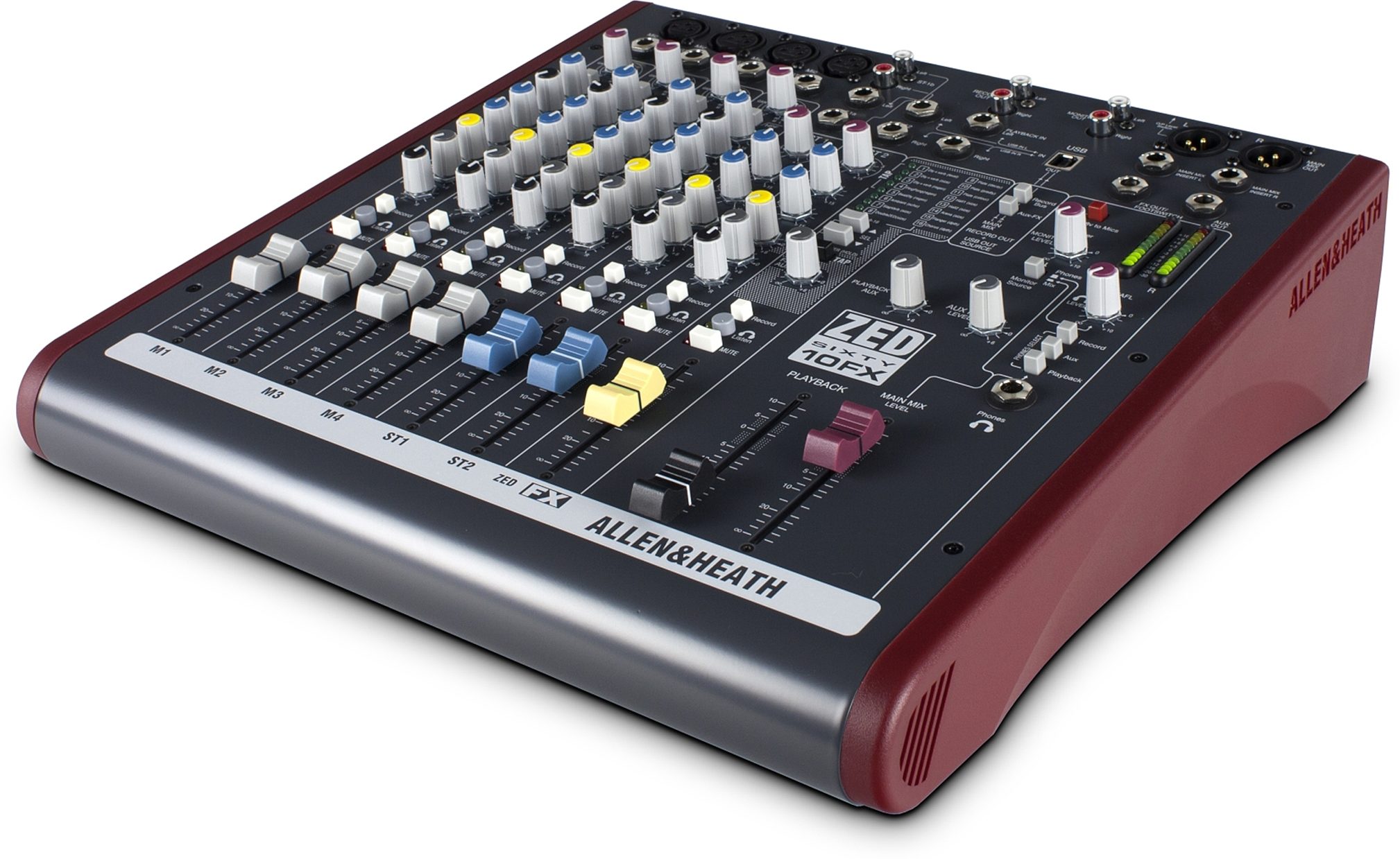 Allen and Heath ZED SIXTY-10FX Compact USB Mixer, 10-Channel