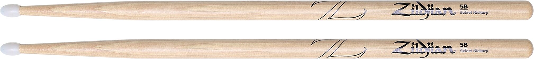Zildjian 5B Nylon Drumsticks, Action Position Back