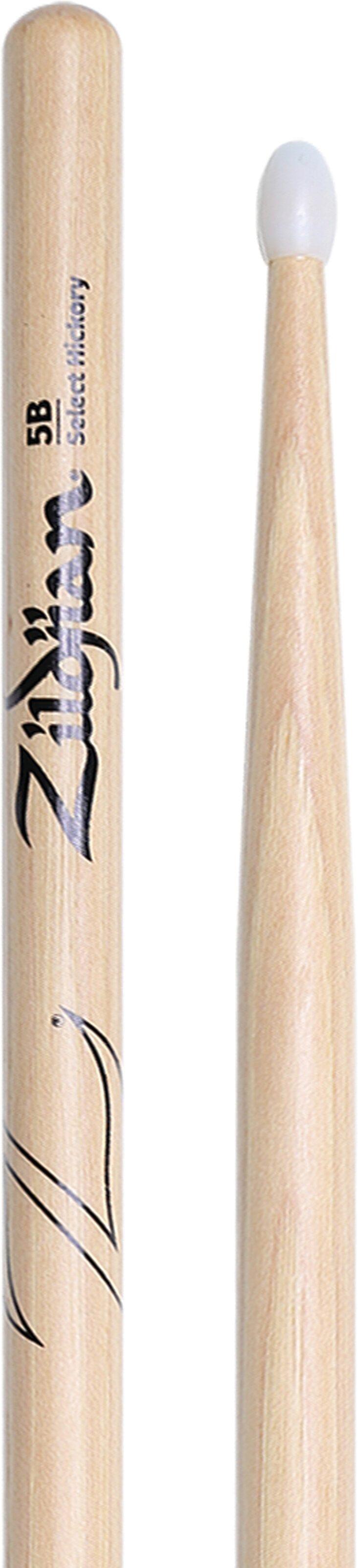 Zildjian 5B Nylon Drumsticks, Action Position Back
