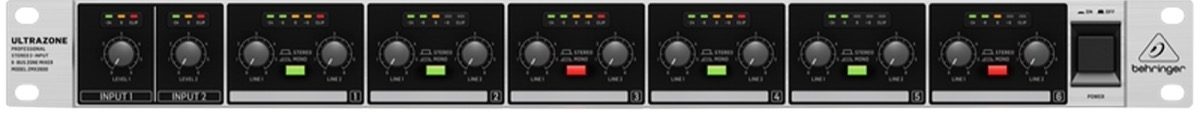 Behringer ZMX2600 Ultrazone Rack Mixer, Main