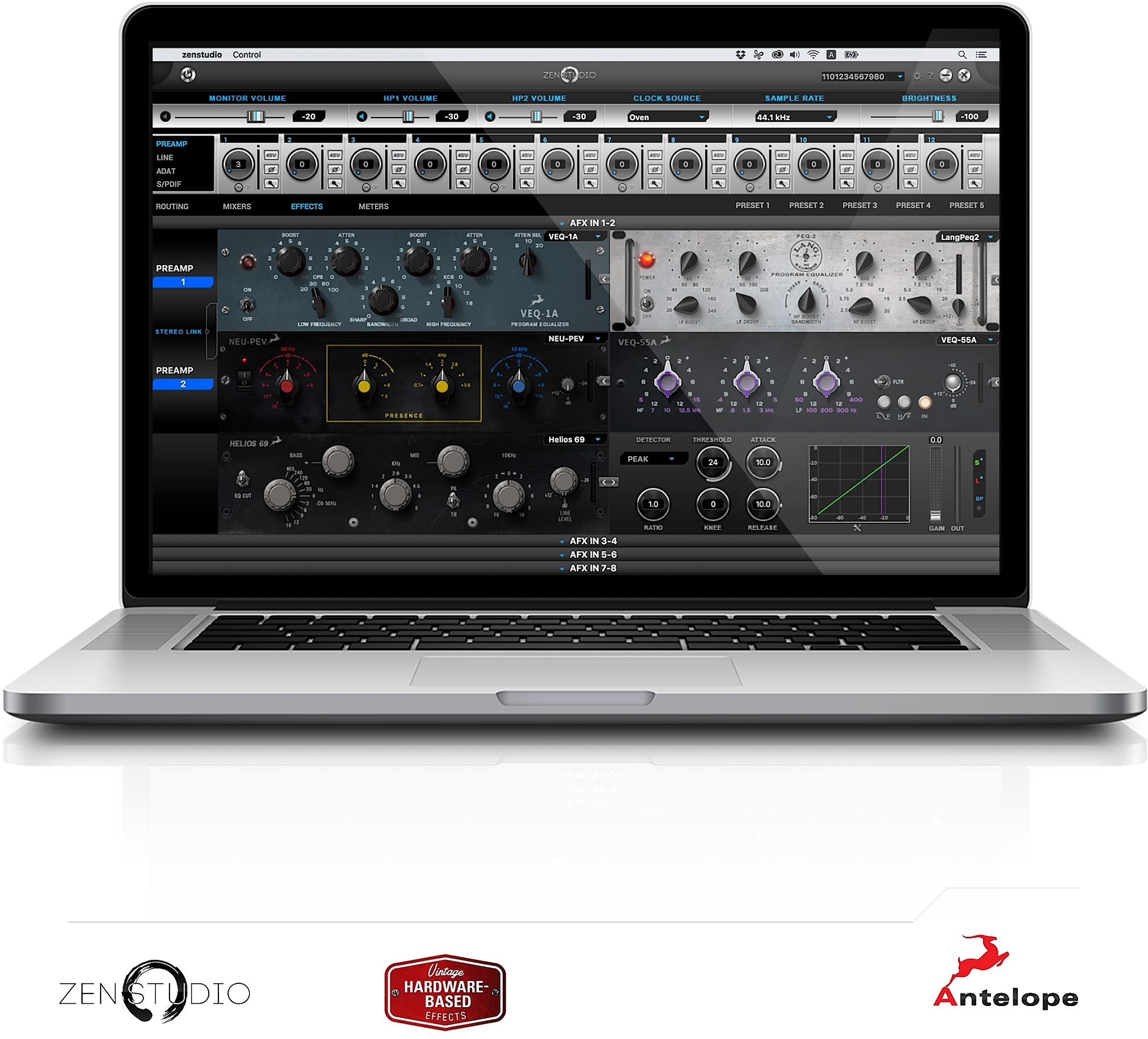Antelope Audio Zen Studio USB Audio Interface, FPGA Effects Included