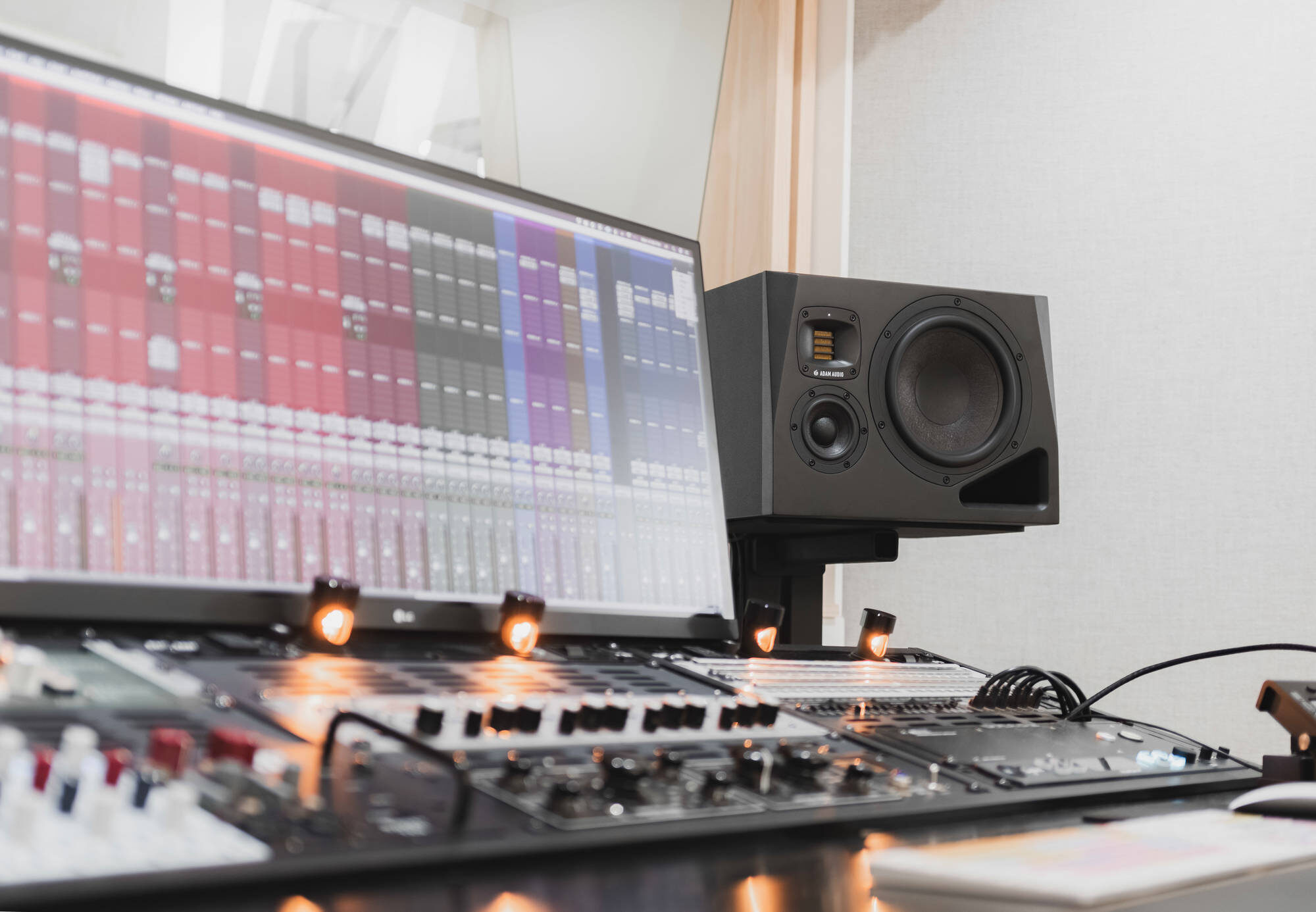ADAM Audio A8H Active 3-Way Studio Monitor, A8HR, Right Side, Single Speaker, Open Box (Like New), In Use