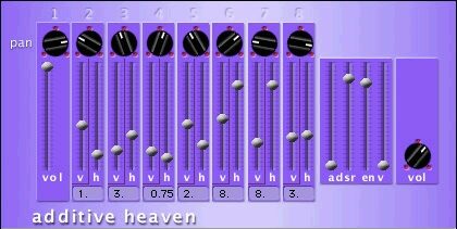 Cycling '74 Pluggo 3.1 VST MAS RTAS (Macintosh), Synth - Additive Heaven
